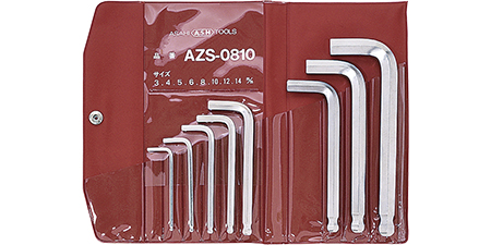 AZS 0810圓珠六角扳手套裝8套此圖片