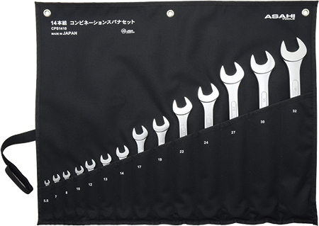 CPS1410 コンビネーションスパナセット 14本組の画像